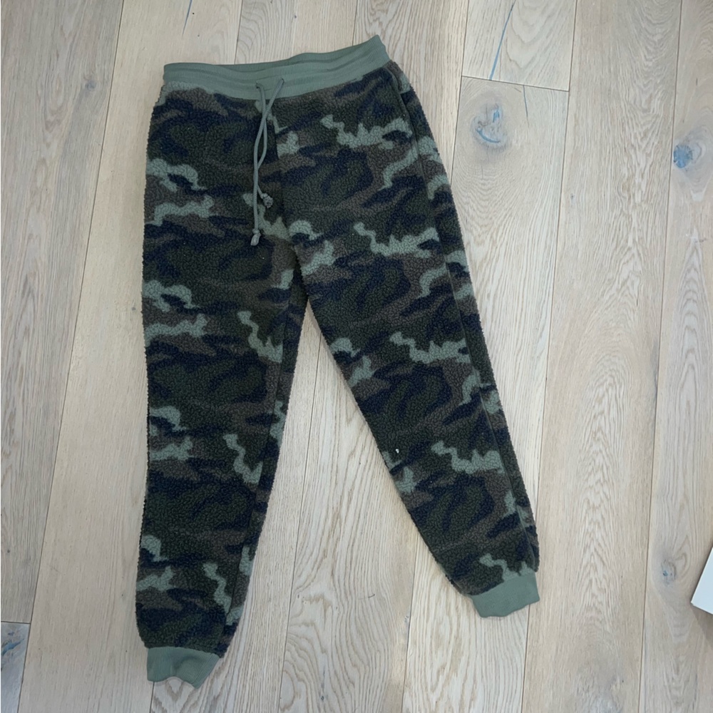 Fuzzy Camo Sweats